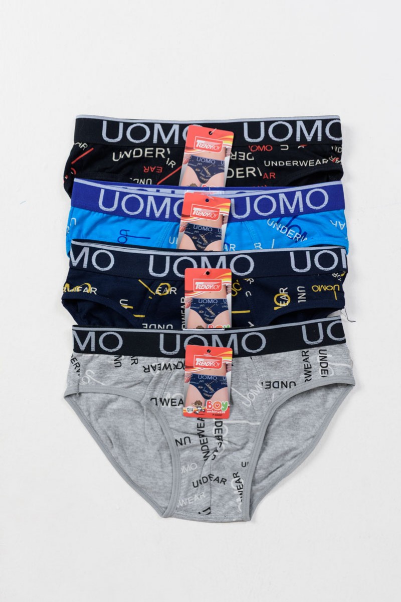 Teenager-Slips UOMO Boy 4 Stück F-G5207