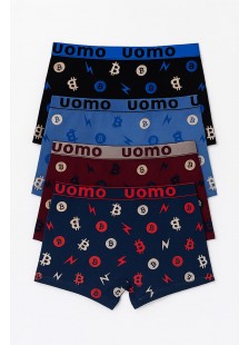 Teenage boxers UOMO Boy 4 Pieces 089 Teenage boxers UOMO Boy 4 Pieces 089