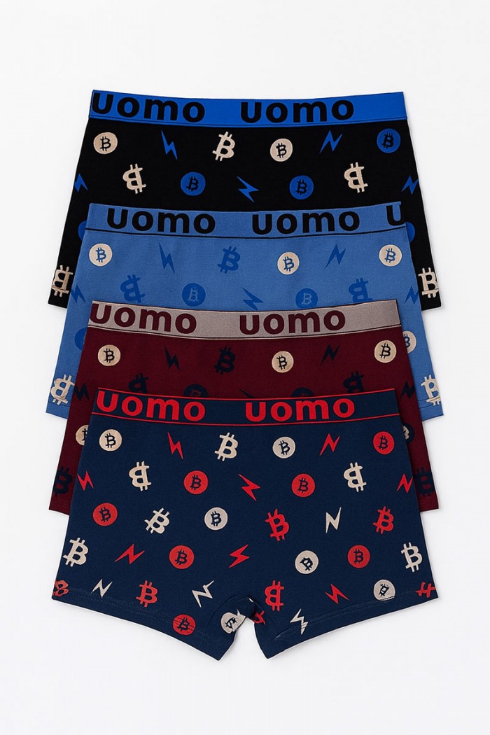Teenager-Boxershorts UOMO Boy 4 Pieces 089
