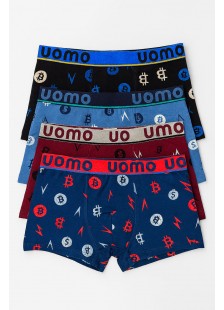 Teenage boxers UOMO Boy 4 Pieces 089 Teenage boxers UOMO Boy 4 Pieces 089