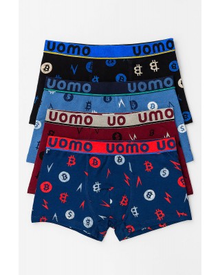 Teenager-Boxershorts UOMO Boy 4 Pieces 089