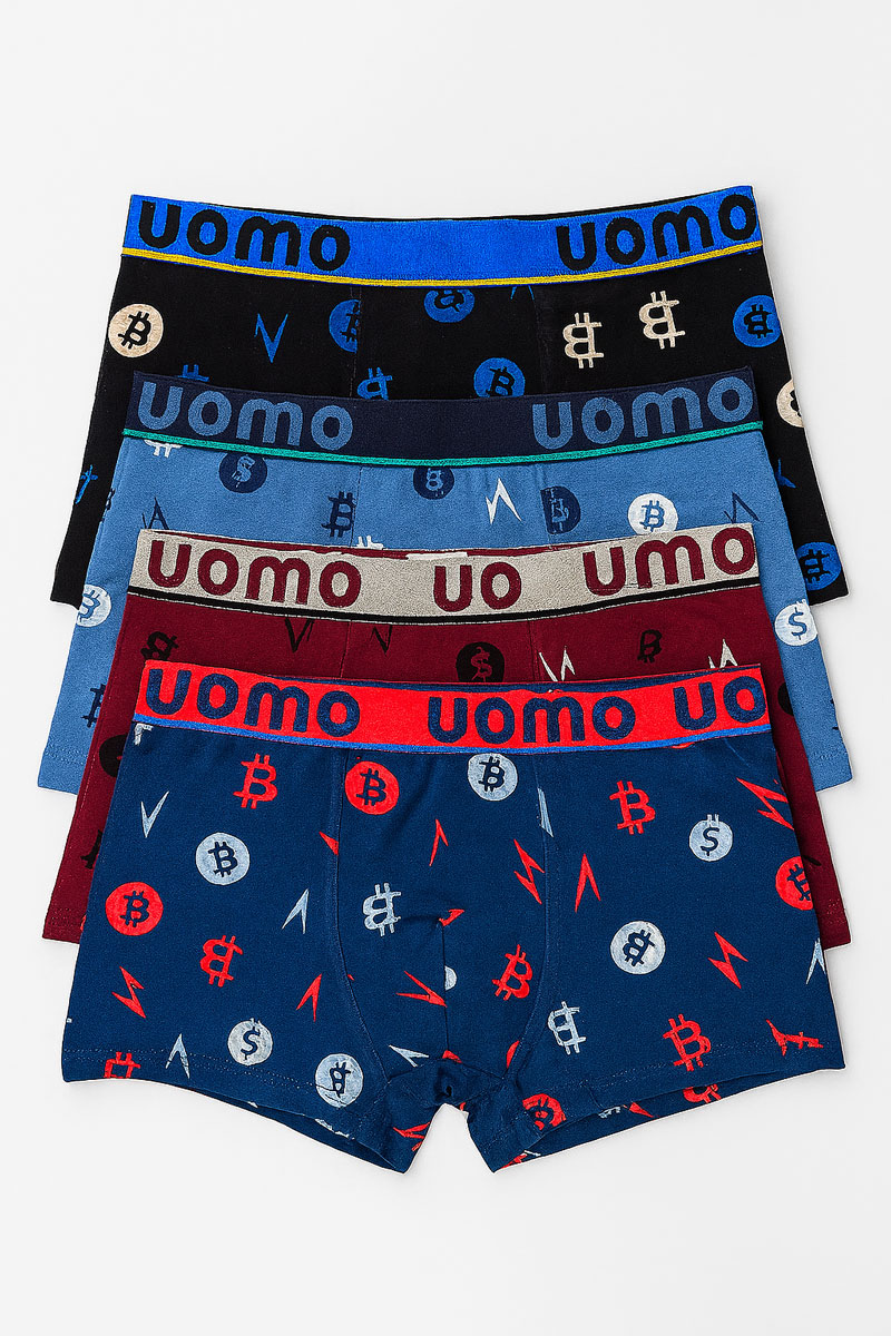 Teenage boxers UOMO Boy 4 Pieces 089