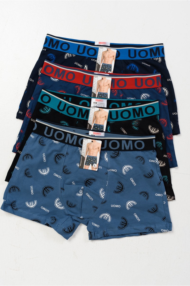 Men's underwear Boxer UOMO 4 PACK FY1822 Men's underwear Boxer UOMO 4 PACK FY1822