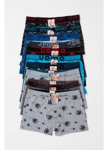 Herren Boxer Casual UOMO - Farben 10er Pack 101