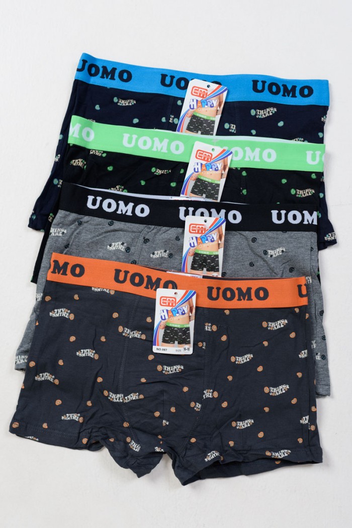 Teenager-Boxershorts UOMO Boy 4 Pieces 087