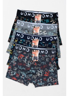 Men's underwear Boxer UOMO 4 PACK NO2875 Men's underwear Boxer UOMO 4 PACK NO2875