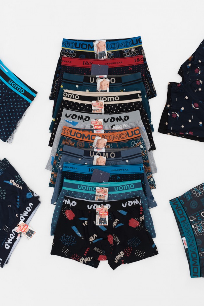 Men's Boxer Casual UOMO - Colors 10 Pack 101