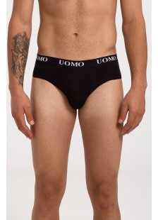 Mens briefs UOMO 3 PACK 1017 BLACK Mens briefs UOMO 3 PACK 1017 BLACK