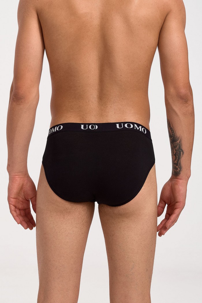 Mens briefs UOMO 3 PACK 1017 BLACK