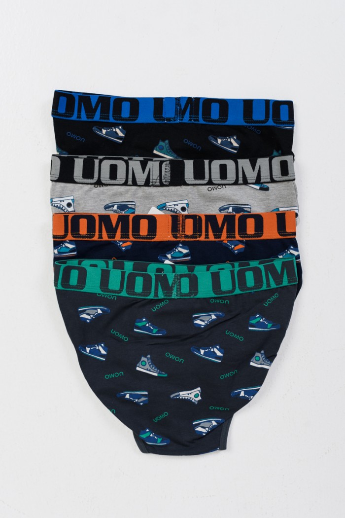 Teenager-Slips UOMO Boy 4 Stück XH016