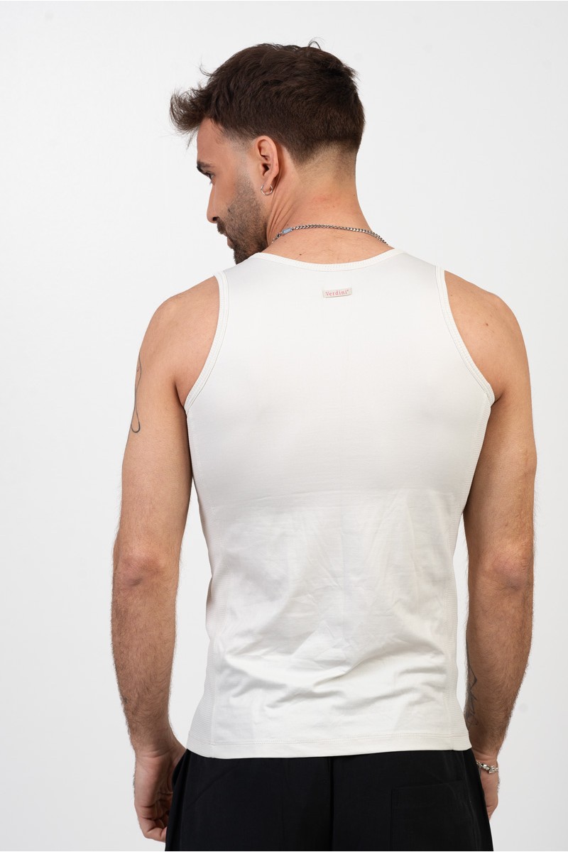 Herren VERDINI Sport-Rückentrikot VER1110 Ecru