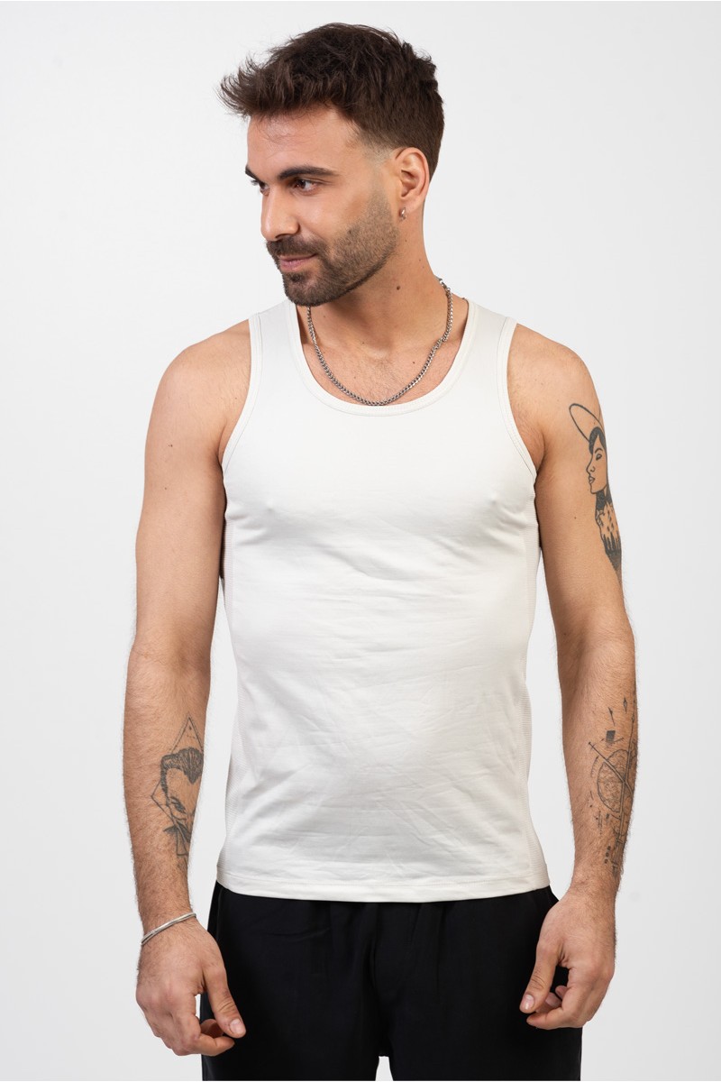 Herren VERDINI Sport-Rückentrikot VER1110 Ecru