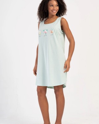 Nachthemd aus Baumwolle VIENETTA 407060-A