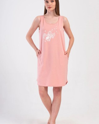 Cotton nightdress VIENETTA 407061-C