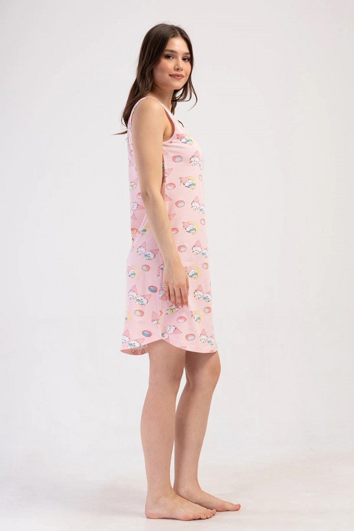 Cotton nightdress VIENETTA 408345-A