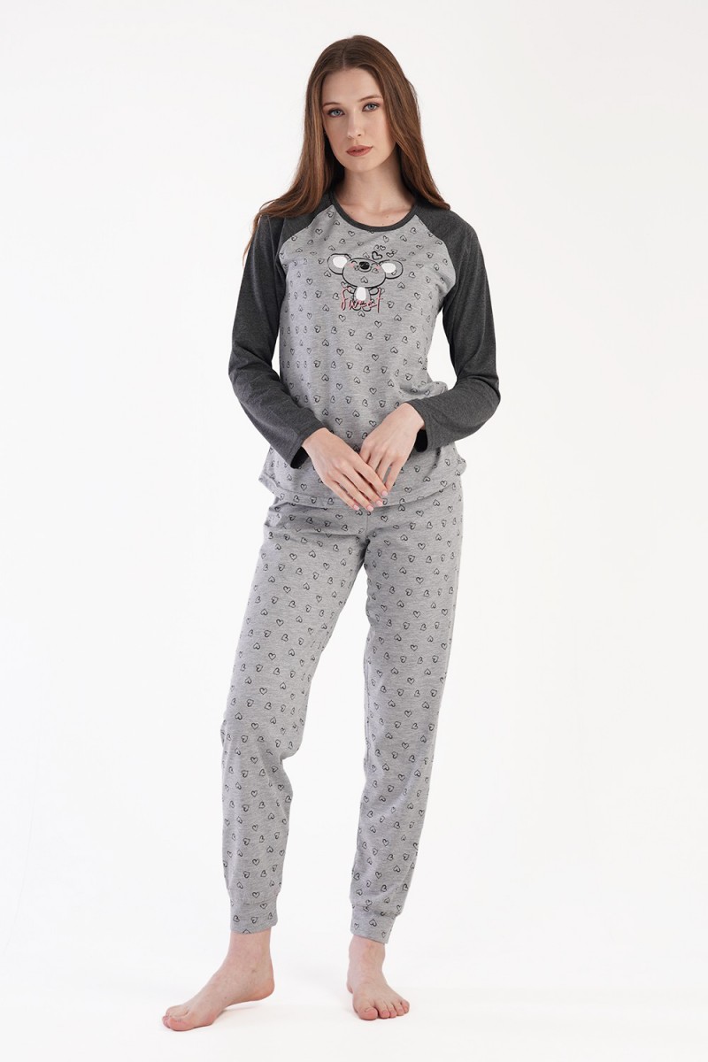 VIENETTA Bear long-sleeved pyjamas 304136 VIENETTA Bear long-sleeved pyjamas 304136
