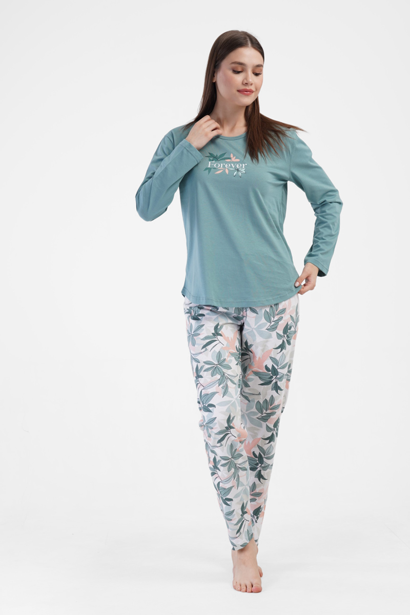 Long-sleeved pajamas VIENETTA PLUS SIZE 410012 Long-sleeved pajamas VIENETTA PLUS SIZE 410012