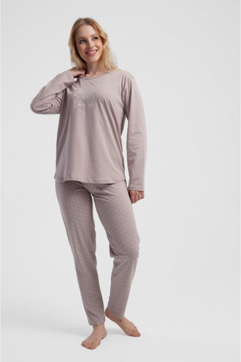 VIENETTA PLUS SIZE long-sleeved pyjamas 503010