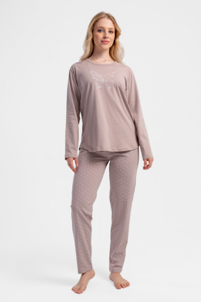 VIENETTA PLUS SIZE long-sleeved pyjamas 503010