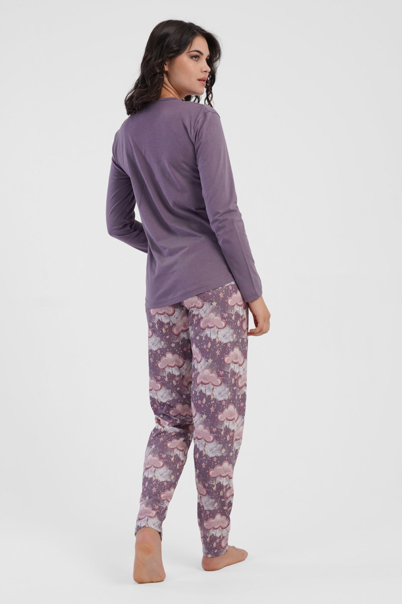 VIENETTA PLUS SIZE long-sleeved pajamas 503056