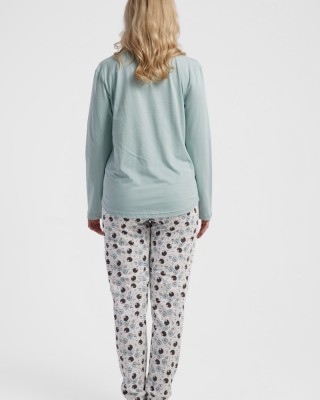 Langärmeliger Damen-Pyjama VIENETTA 503144