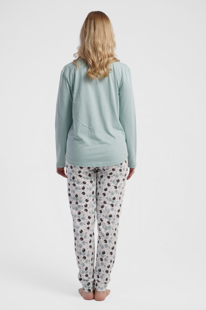 Women's long-sleeved pajamas VIENETTA 503144