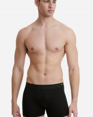 Herren Boxer WALK Nahtlos Bambus Schwarz W1771_02