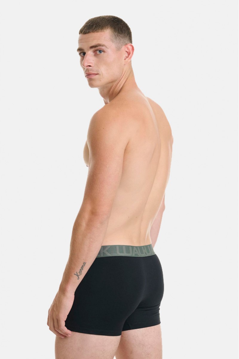 Herren Boxershorts WALK 3 PACK W1753-4 BLACK