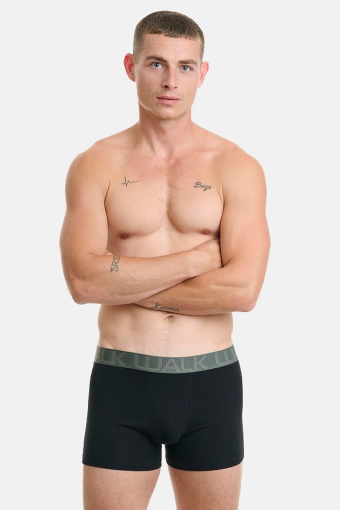 Herren Boxershorts WALK 3 PACK W1753-4 BLACK