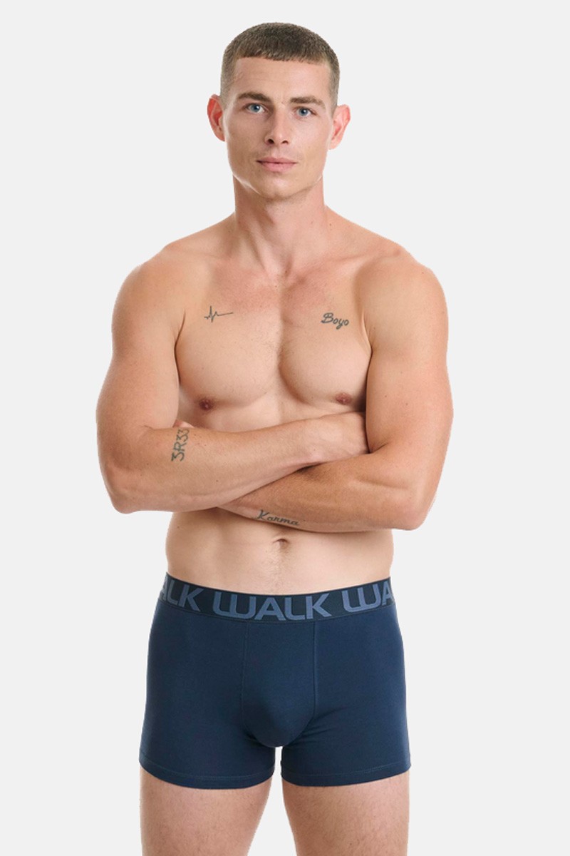 Men's Boxers WALK 3 PACK W1753-4 BLUE BLUE GREY