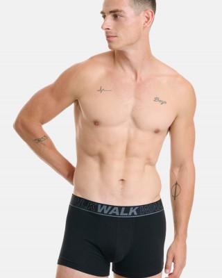 Herren Boxer WALK Baumwolle W1754 Schwarz