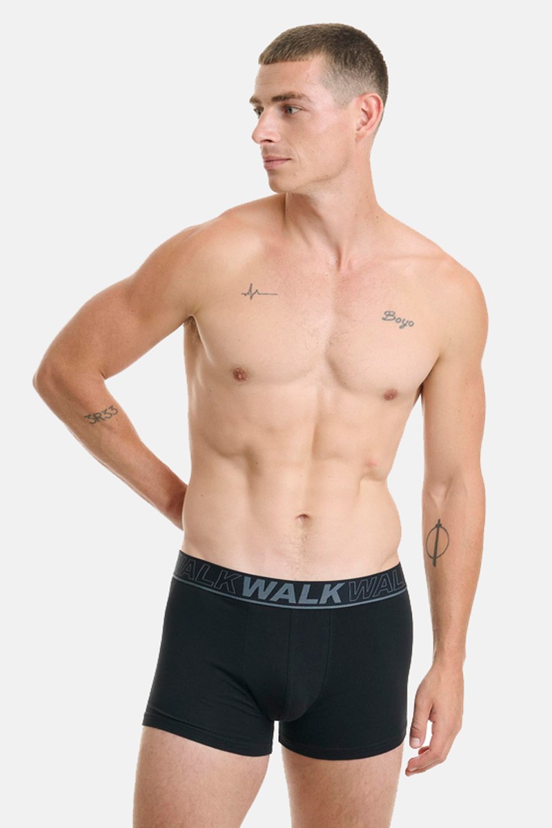Men's Boxer WALK Cotton W1754 Black