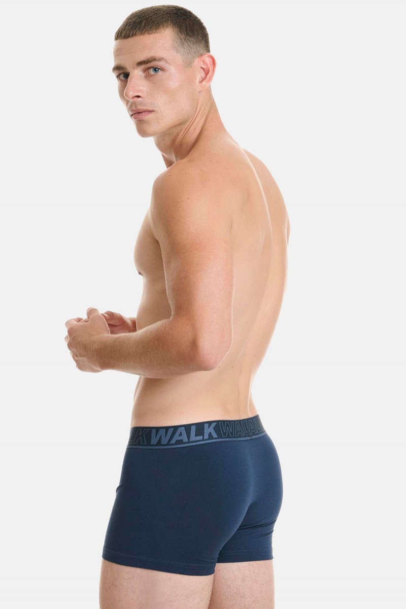 Men's Boxer WALK Cotton W1754 Blue Dark Blue