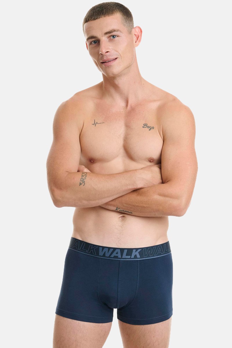 Men's Boxer WALK Cotton W1754 Blue Dark Blue