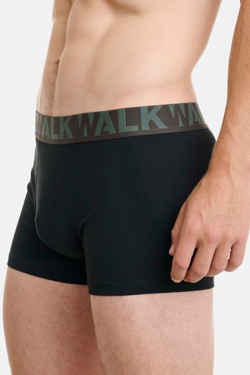 Men's Boxers WALK 2 PACK W1755-1 BLACK BLACK
