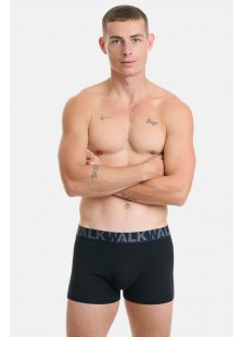 Men's Boxers WALK 2 PACK W1755-1 BLACK BLACK Men's Boxers WALK 2 PACK W1755-1 BLACK BLACK