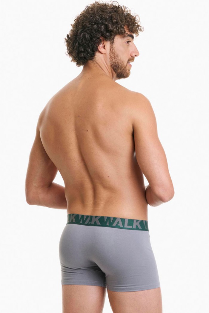 Herren Boxershorts WALK 2 PACK W1755-1_4012 GREEN GREY