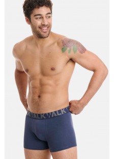 Men's underwear WALK Boxers 2 PACK W1755-1 BLUE GREY