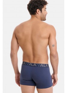 Men's underwear WALK Boxers 2 PACK W1755-1 BLUE GREY