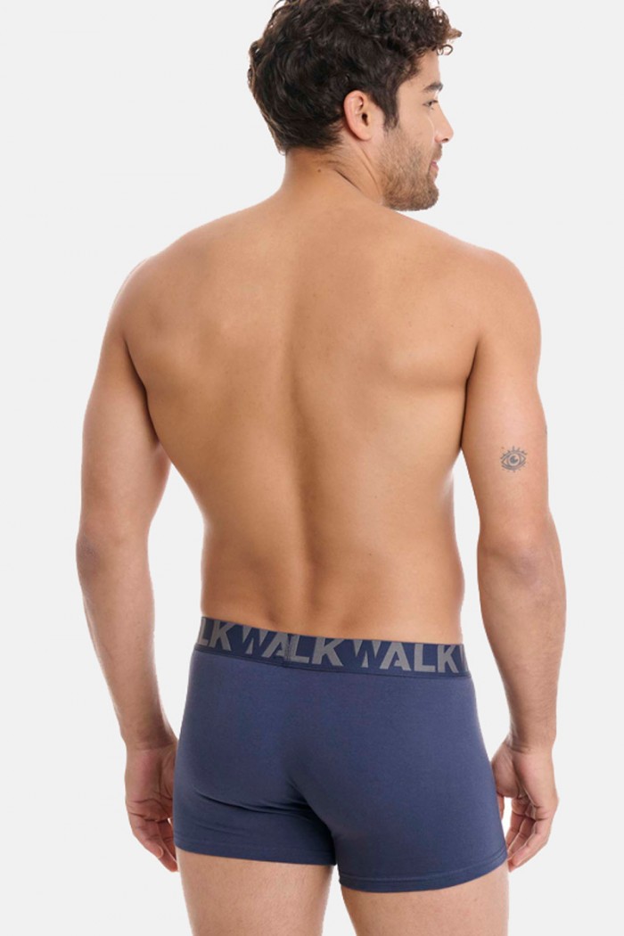 Men's underwear WALK Boxers 2 PACK W1755-1 BLUE GREY