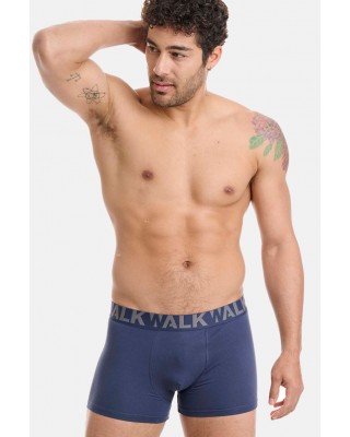 Herrenunterwäsche WALK Boxershorts 2 PACK W1755-1 BLUE GREY