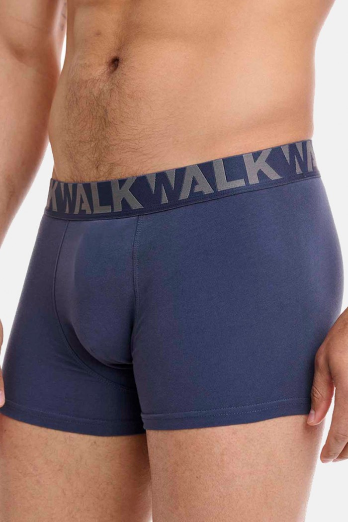 Men's underwear WALK Boxers 2 PACK W1755-1 BLUE GREY
