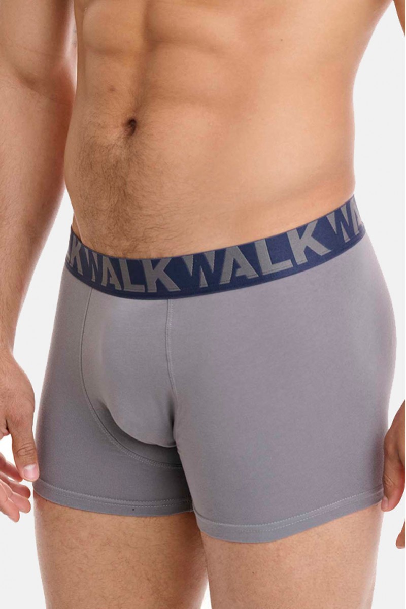 Men's underwear WALK Boxers 2 PACK W1755-1 BLUE GREY