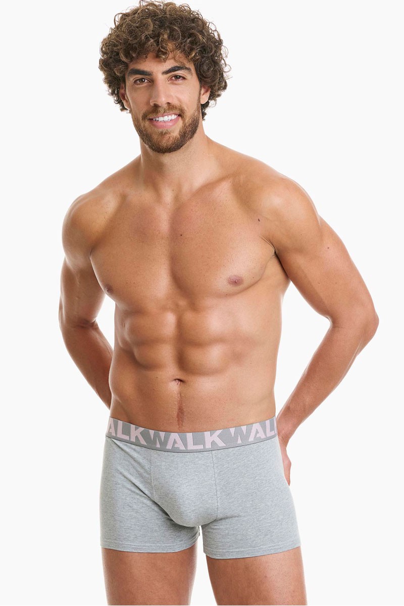 Men's Boxers WALK 2 PACK W1755-1_2949 GREY ROZ Men's Boxers WALK 2 PACK W1755-1_2949 GREY ROZ