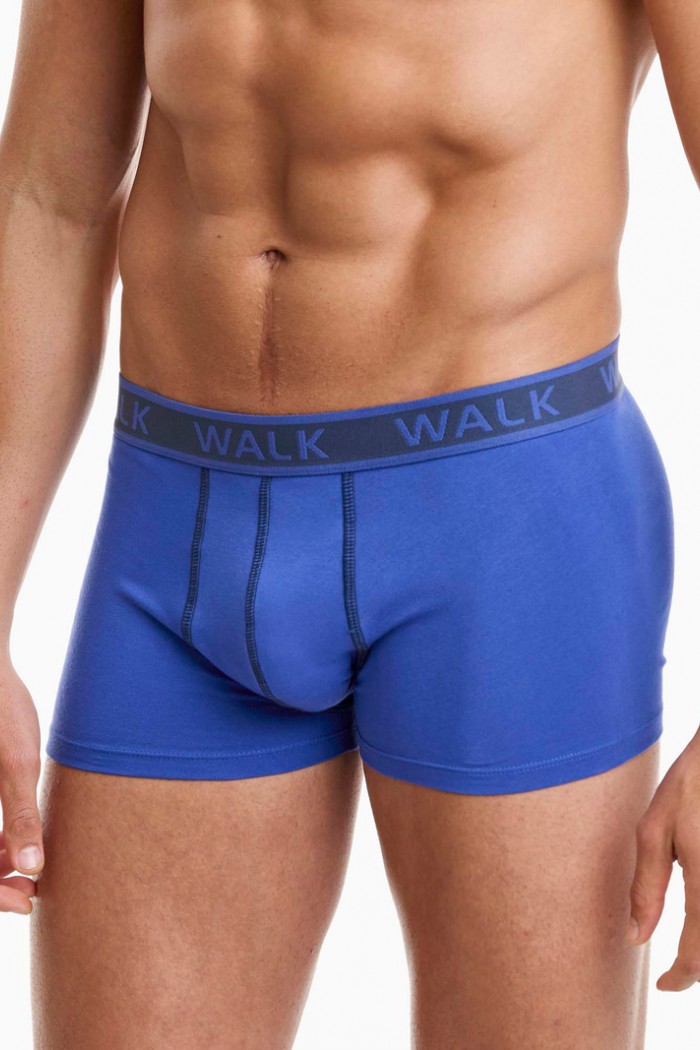 Herrenunterwäsche WALK Boxershorts 2 PACK W1756_0347 BLUE SK - RWA