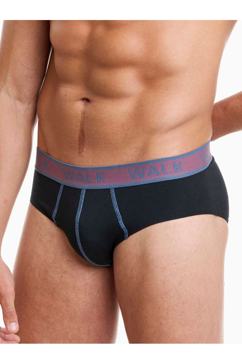Herrenslips WALK 2 PACK W1757_0202 BLACK BLACK Herrenslips WALK 2 PACK W1757_0202 BLACK BLACK