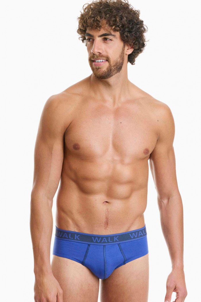 Men's briefs WALK 2 PACK W1757_0347 BLUE SK RWA