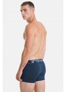 Herrenunterwäsche WALK Boxershorts 2 PACK W1762-4 BLUE BLUE DROPS Herrenunterwäsche WALK Boxershorts 2 PACK W1762-4 BLUE BLUE DROPS