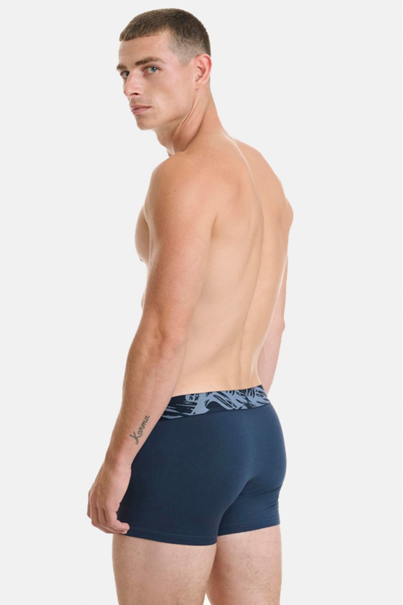 Herrenunterwäsche WALK Boxershorts 2 PACK W1762-4 BLUE BLUE DROPS Herrenunterwäsche WALK Boxershorts 2 PACK W1762-4 BLUE BLUE DROPS