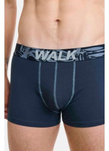 Herrenunterwäsche WALK Boxershorts 2 PACK W1762-4 BLUE BLUE DROPS Herrenunterwäsche WALK Boxershorts 2 PACK W1762-4 BLUE BLUE DROPS